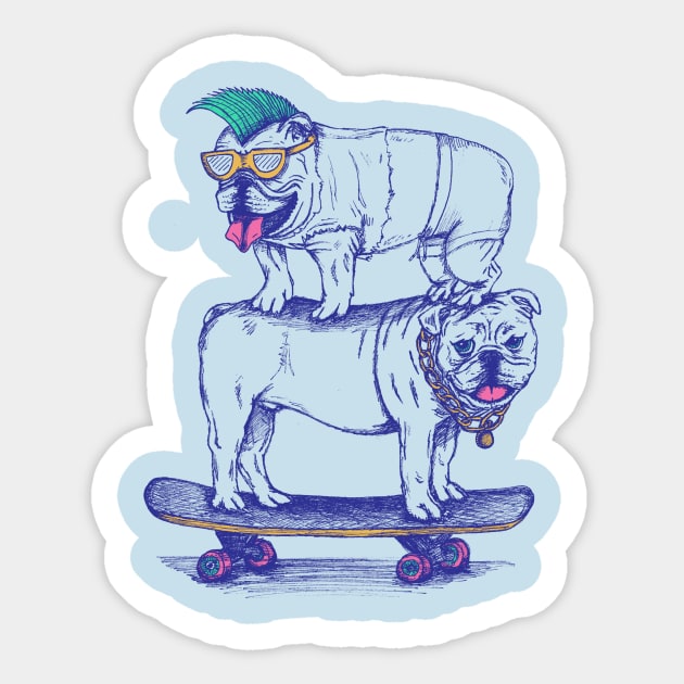 Double Dog Dare Sticker by SteveOramA